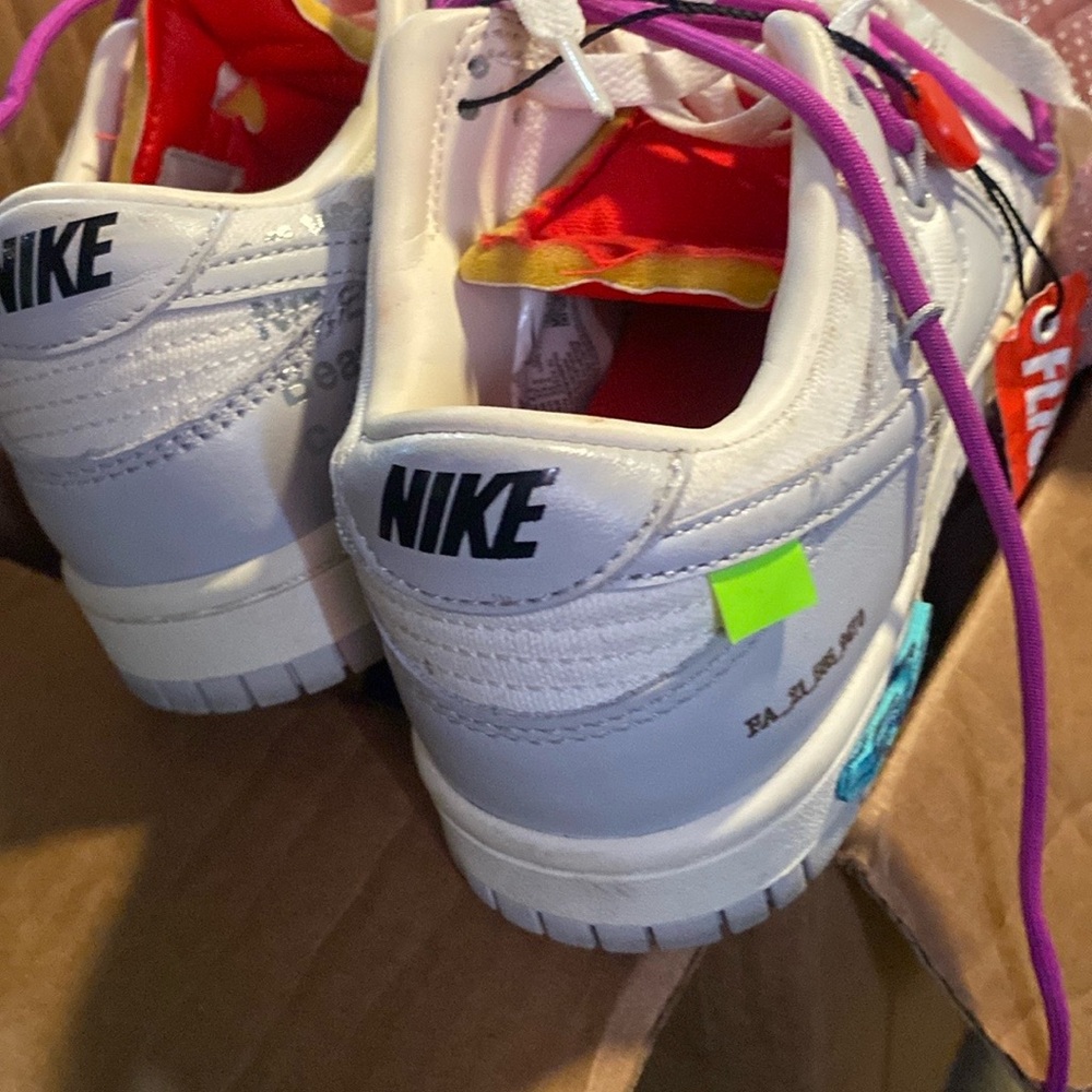 Nike off white dunk low’s #45/50